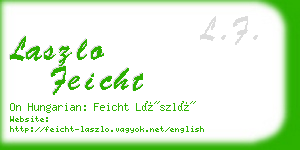 laszlo feicht business card